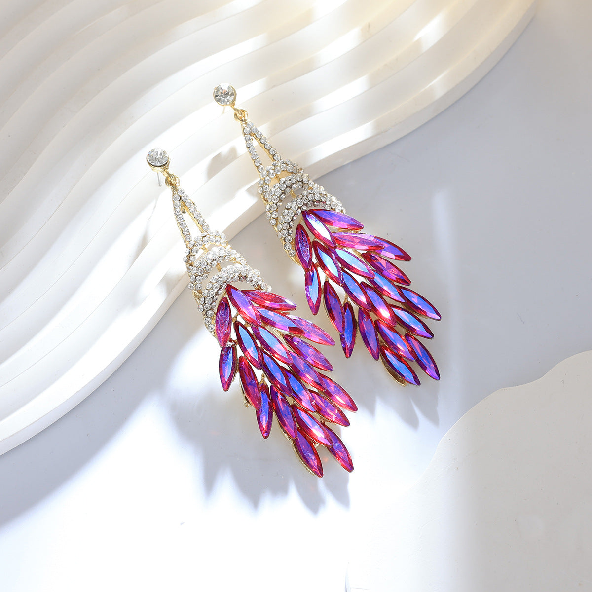 Elegant Long Tassel Earrings for Women - Light Luxury Style, Versatile Metallic Drop Earrings with High-End Chic and Graceful Appeal